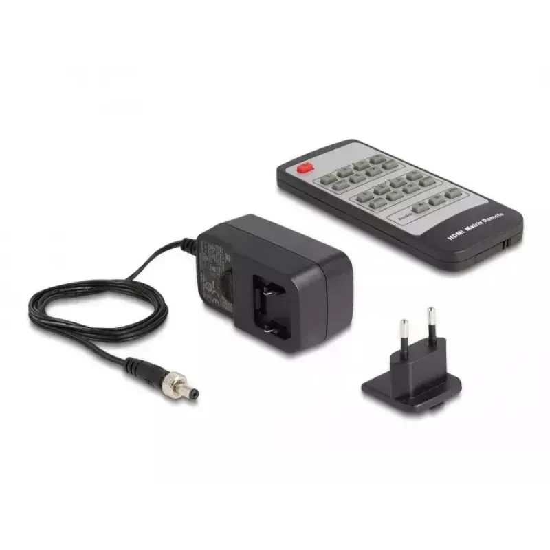 DeLOCK HDMI Matrix Switch 4 x HDMI in para 2 x HDMI out 4K 60 Hz