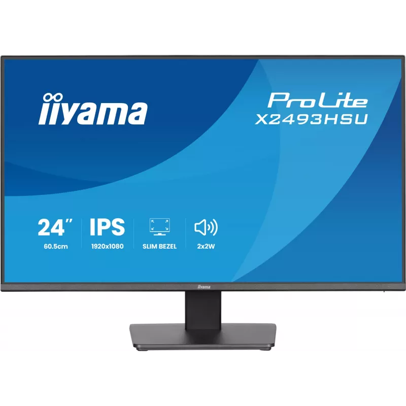 Monitor IIYAMA X2493HSU-B1 24 inch (60,5 cm) IPS 16:10 HDMI DisplayPort 2×USB