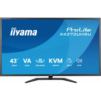 Monitor LED 4K Ultra HD IIYAMA ProLite X4373UHSU-B2 de 43
