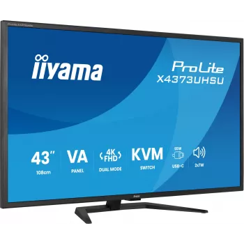 Monitor LED 4K Ultra HD IIYAMA ProLite X4373UHSU-B2 de 43