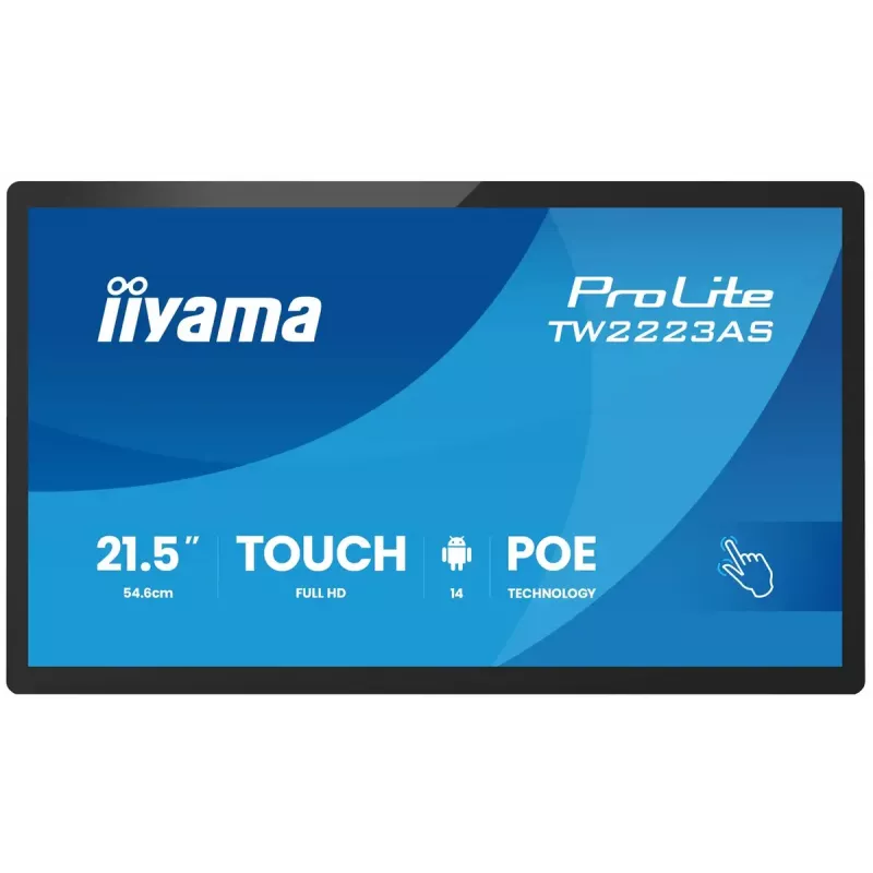 Monitor IIYAMA TW2223AS-B3P 21,5 inch (55,0 cm) M-Touch USB-C Android 16:9