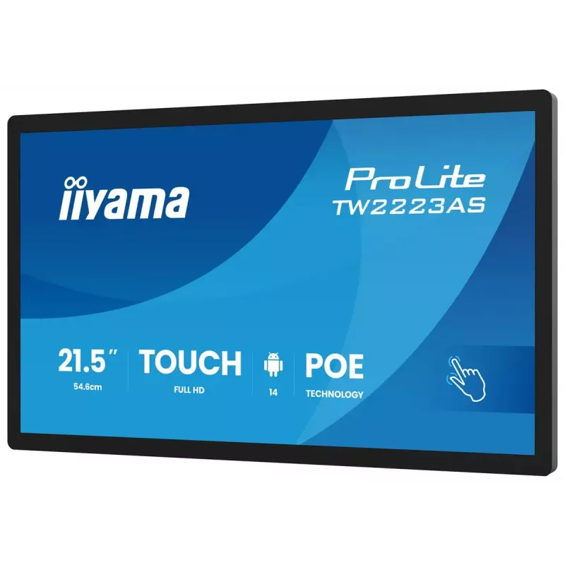 Monitor IIYAMA TW2223AS-B3P 21,5 inch (55,0 cm) M-Touch USB-C Android 16:9