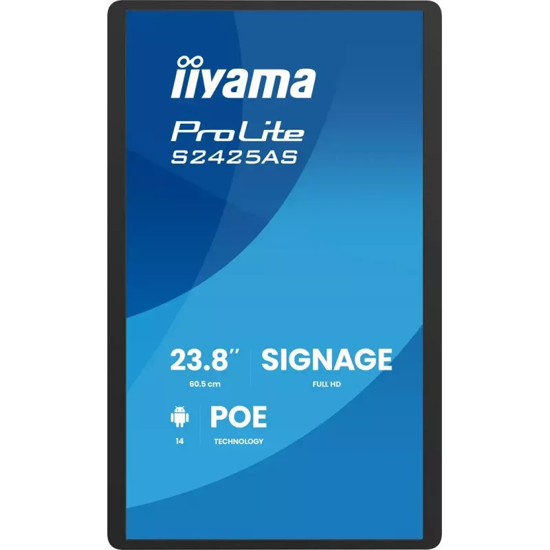 iiyama ProLite S2425AS-B1P Ecrã de sinalização digital 60,5 cm (23,8