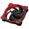 ARCTIC BioniX P120 (vermelho) – ventoinha gaming de 120 mm otimizada para pressão com PWM PST