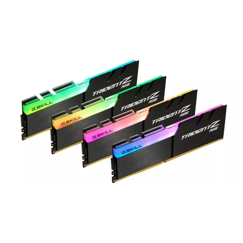 DIMM 32 GB DDR4-4000 (4x 8 GB) Quad-Kit (preto, F4-4000C18Q-32GTZRB, Trident Z RGB, INTEL XMP)