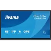 iiyama TN6505A-B1AG ecrã de sinalização Ecrã interativo 163,8 cm (64,5 inch) 500 cd/m² 4K Ultra HD preto Touchscreen