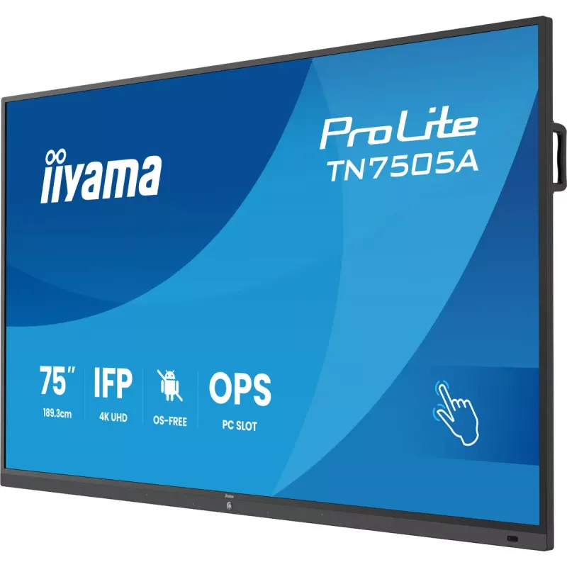 iiyama TN7505A-B1AG ecrã de sinalização Ecrã interativo 189,3 cm (74,5