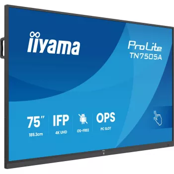 iiyama TN7505A-B1AG ecrã de sinalização Ecrã interativo 189,3 cm (74,5