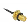 DeLOCK 88965 cabo de antena, SMA fêmea bulkhead para MHF (U.FL), 10 cm