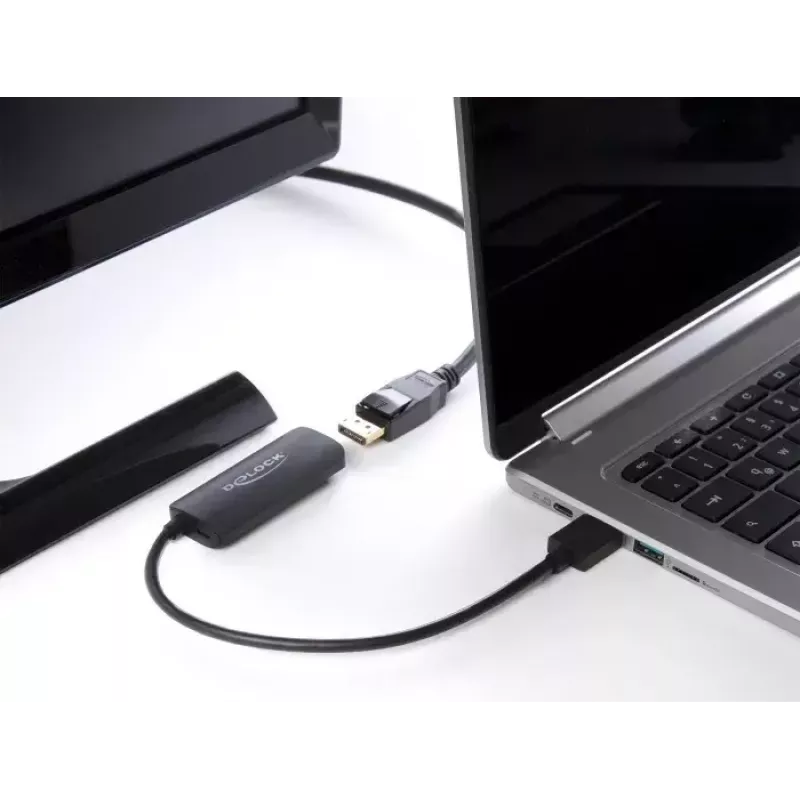 Adaptador DeLOCK HDMI-A macho para DisplayPort fêmea 8K 0,18 m