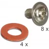 DeLOCK 18205 moldura de instalação de 2,5 polegadas para 3,5 polegadas, metal preto