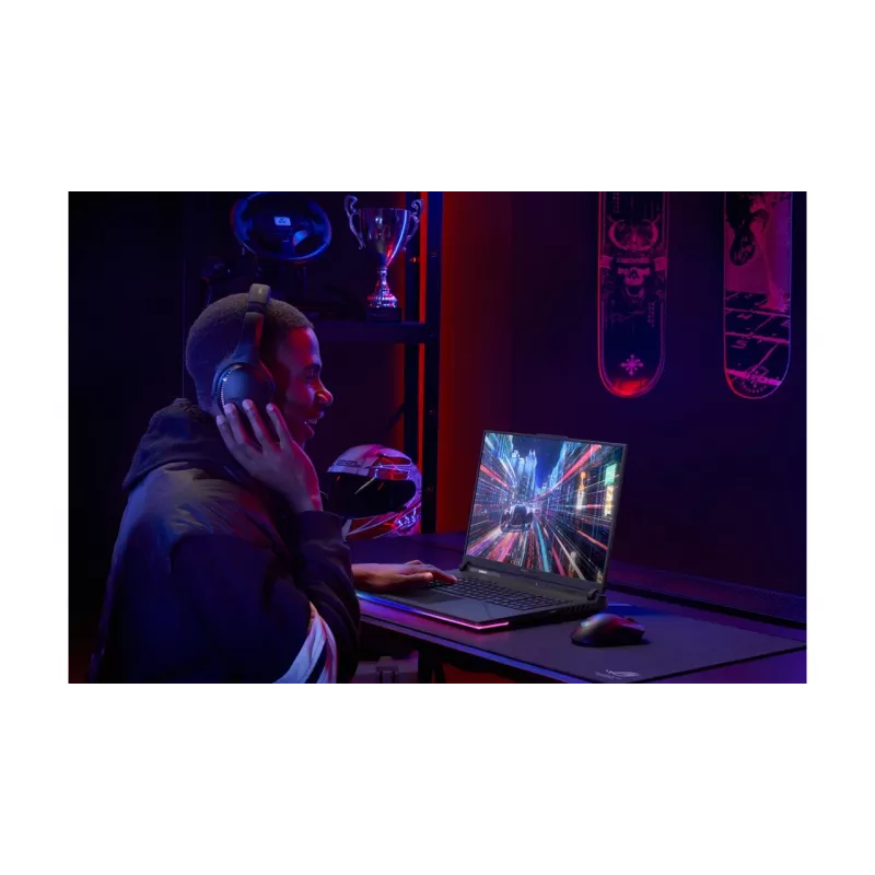 ASUS ROG Strix G16 G614PR-RV081W Portátil AMD Ryzen™ 9 8940HX 40,6 cm (16 polegadas) WUXGA 32 GB DDR5-SDRAM 1 TB SSD NVIDIA GeForce RTX 5070 Ti Wi-Fi 6E (802.11ax) Windows 11 Home alemão preto, cinzento