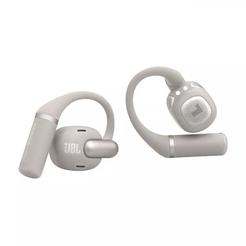 Headset JBL Sense Pro TWS gancho de orelha para chamadas e música, 20–40000 Hz, estação de carregamento USB‑C, cinzento, 95,2 g