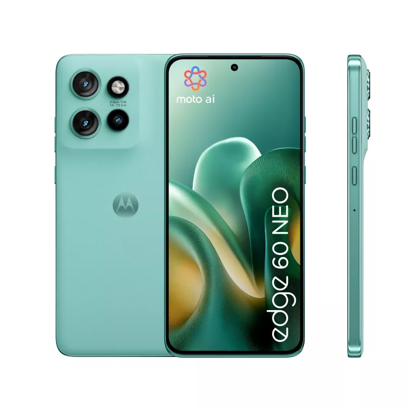 Motorola edge 60 Neo 16,1 cm (6,36 polegadas) Dual SIM Android 15 5G USB Type-C 12 GB 256 GB 5000 mAh turquesa