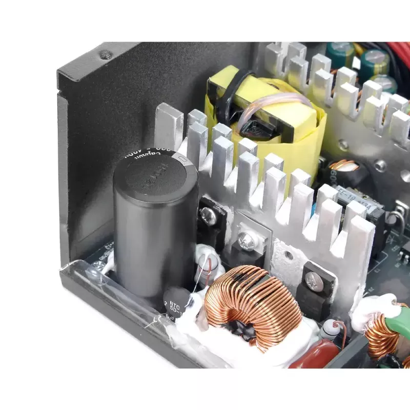 Fonte de alimentação THERMALTAKE TR2 S 550W, ATX, 20+4 pinos, 80 PLUS, ventoinha de 120 mm, preto