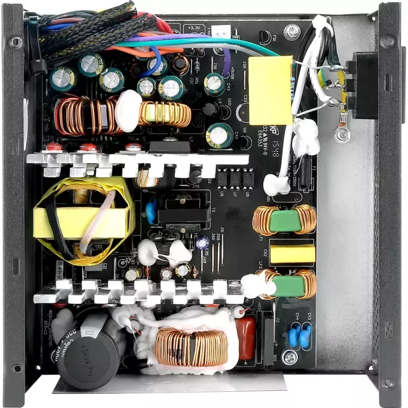 Fonte de alimentação THERMALTAKE TR2 S 550W, ATX, 20+4 pinos, 80 PLUS, ventoinha de 120 mm, preto