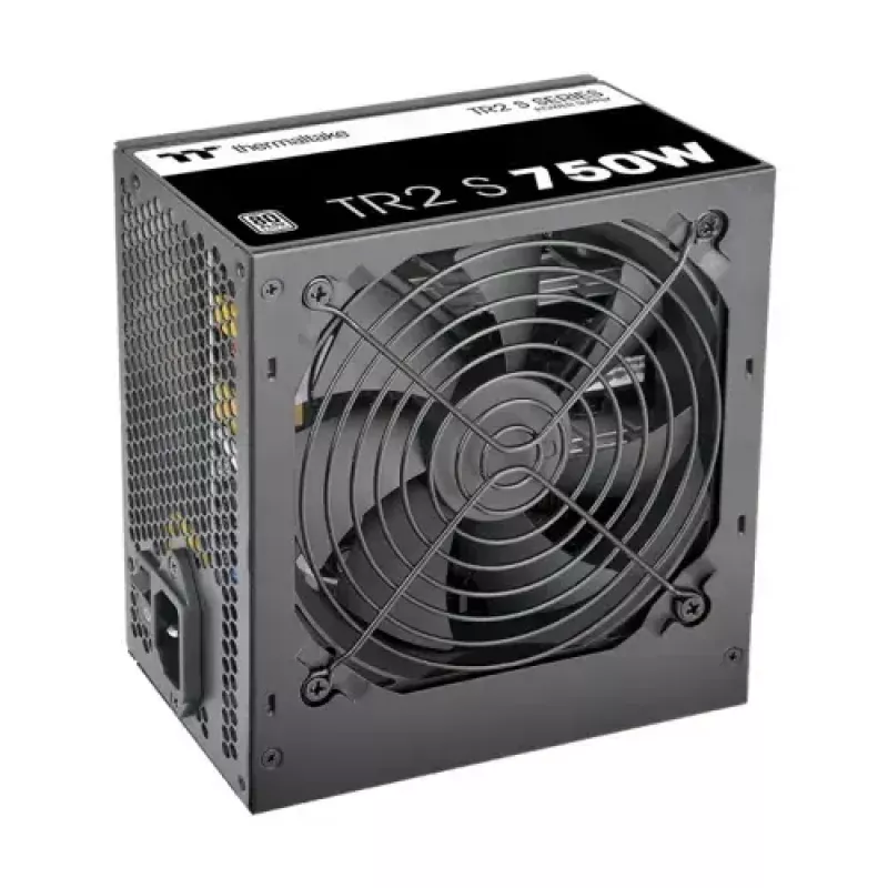 Fonte de alimentação Thermaltake TR2 S 750W ATX 20+4 pinos, 80 PLUS, ventoinha de 120 mm, preto