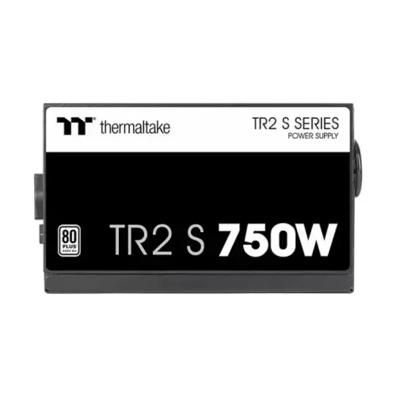 Fonte de alimentação Thermaltake TR2 S 750W ATX 20+4 pinos, 80 PLUS, ventoinha de 120 mm, preto