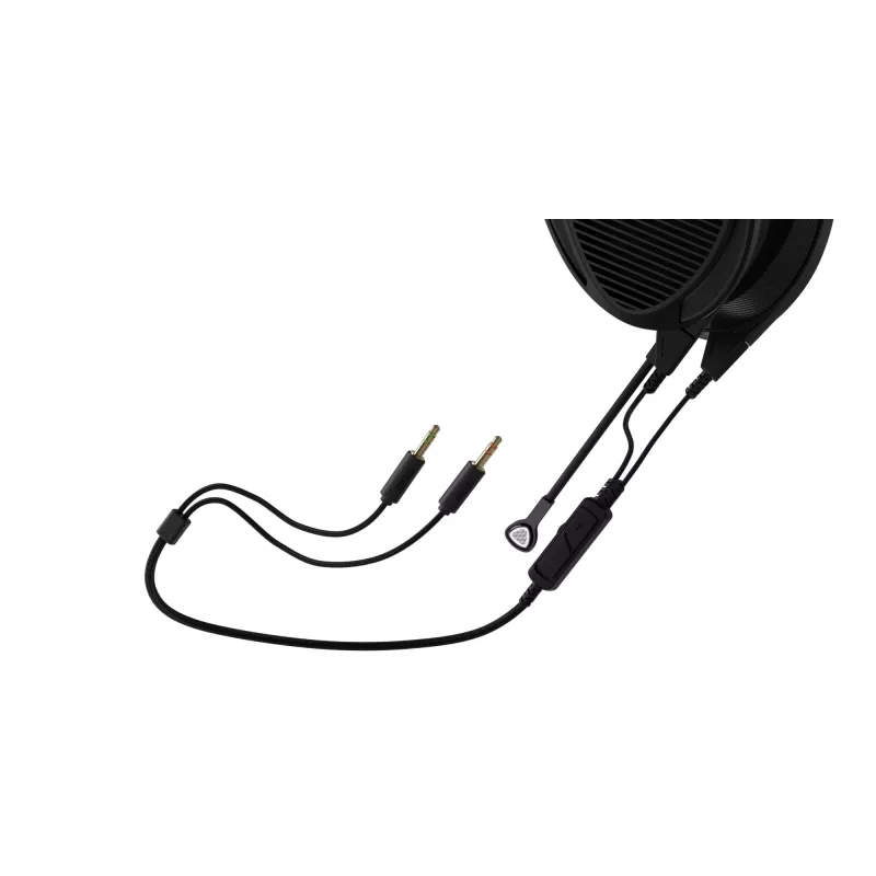 Headset gaming com fio ASUS ROG Kithara, circumaural, 8–55.000 Hz, cabo de 1,8 m, 420 g, preto