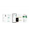 Samsung Galaxy Fit3 4,06 cm (1,6 polegadas) AMOLED 40 mm digital 256 x 402 píxeis ecrã tátil prateado