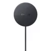Carregador sem fios com íman Samsung 25W preto smartphone preto USB carregamento sem fios carregamento rápido interior