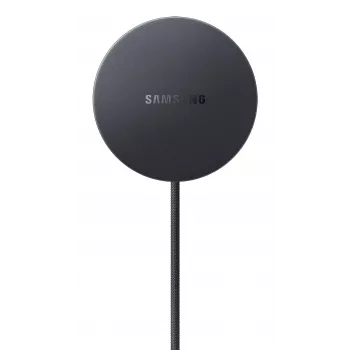 Carregador sem fios com íman Samsung 25W preto smartphone preto USB carregamento sem fios carregamento rápido interior