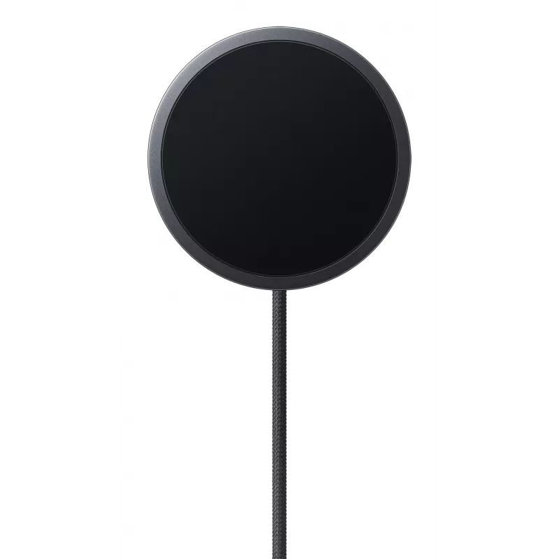 Carregador sem fios com íman Samsung 25W preto smartphone preto USB carregamento sem fios carregamento rápido interior