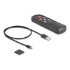 Comutador HDMI DeLOCK 4 x entrada HDMI para 1 x saída HDMI 8K 60 Hz preto