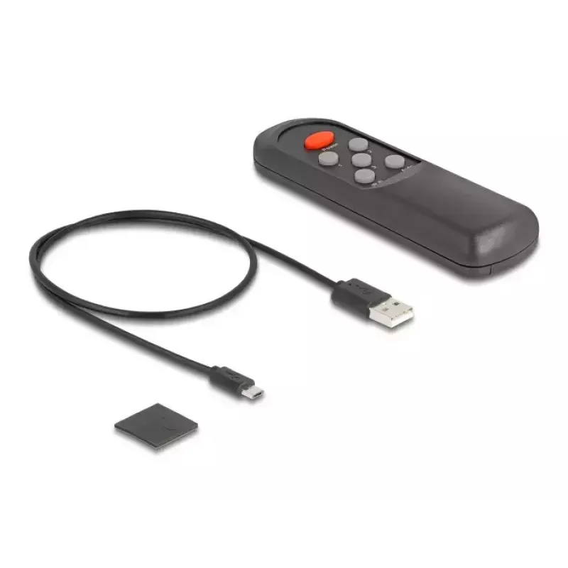 Comutador HDMI DeLOCK 4 x entrada HDMI para 1 x saída HDMI 8K 60 Hz preto