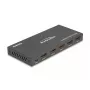 Comutador HDMI DeLOCK 4 x entrada HDMI para 1 x saída HDMI 8K 60 Hz preto