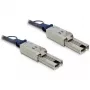 Cabo Mini SAS 26Pin DeLOCK 83061 1m preto
