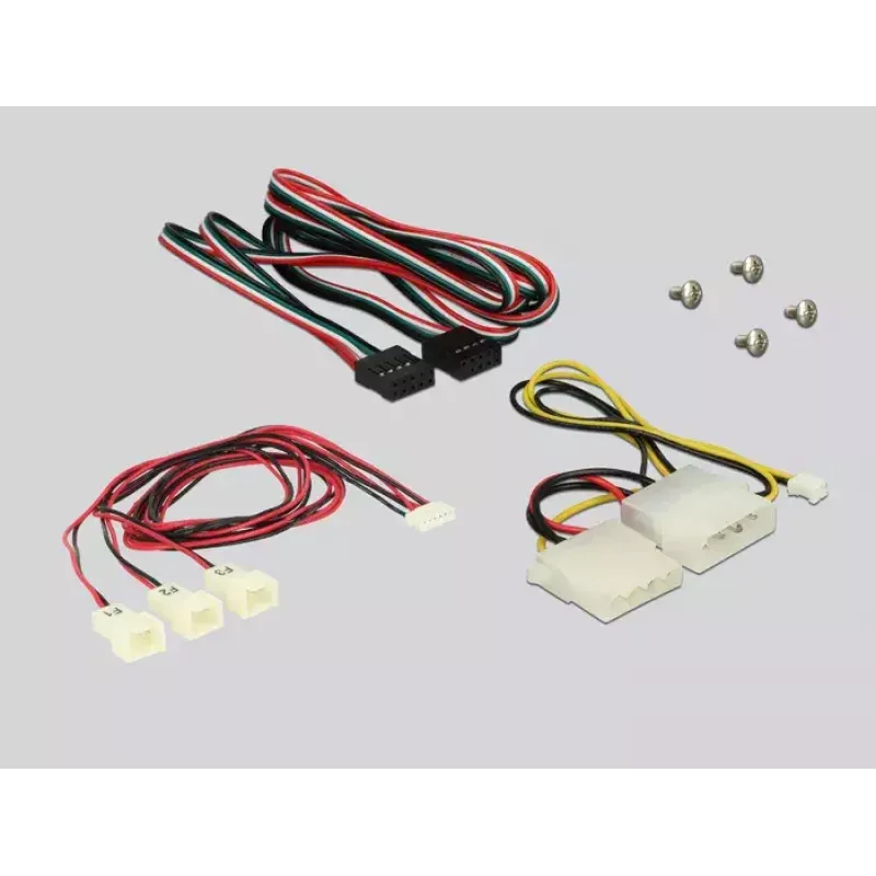 Controlador de ventoinhas DeLOCK 62714 3 canais preto