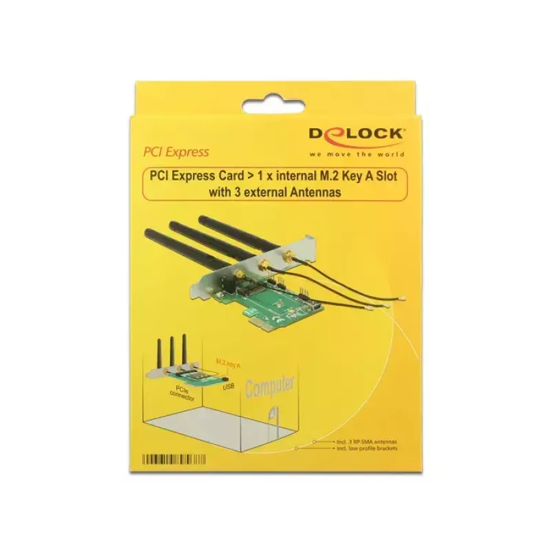 Placa de interface DeLOCK 89568 interna M.2