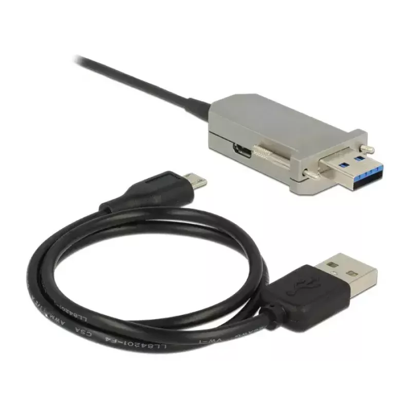 Cabo USB DeLOCK 20 m USB3.0-A + USB Micro-B