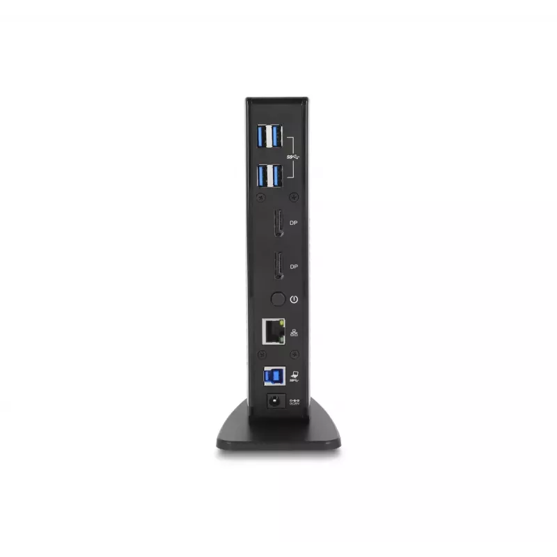 Docking station USB DeLOCK Dual DisplayPort 4K USB 3.2 LAN áudio