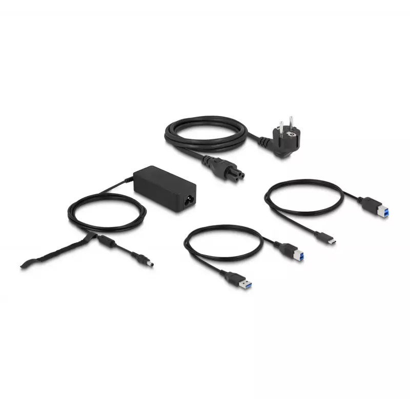 Docking station USB DeLOCK Dual DisplayPort 4K USB 3.2 LAN áudio