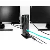 Docking station USB DeLOCK Dual DisplayPort 4K USB 3.2 LAN áudio