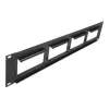 Patch panel DeLOCK Easy 45 19 polegadas 4 x 90,5 x 45,2 mm 2U preto