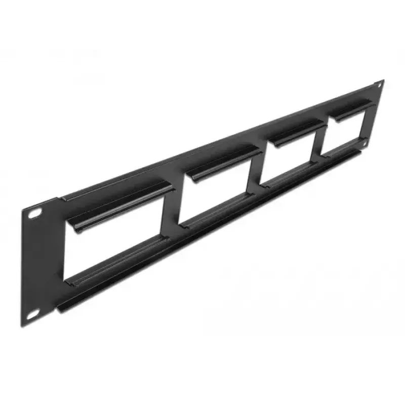Patch panel DeLOCK Easy 45 19 polegadas 4 x 90,5 x 45,2 mm 2U preto