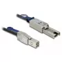 Cabo de rede DeLOCK 83734 Mini SAS HD SFF-8644 para Mini SAS SFF-8088 1 m preto