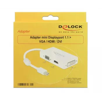 Cabo DeLOCK 0,16 m DisplayPort VGA HDMI DVI