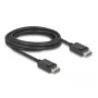 Cabo DisplayPort DeLOCK 16K 30 Hz 8K 60 Hz 40 Gbit/s 3 m