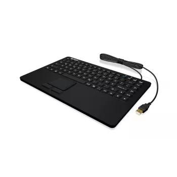 Teclado KeySonic KSK-5230 IN (DE) escritório USB QWERTZ alemão preto