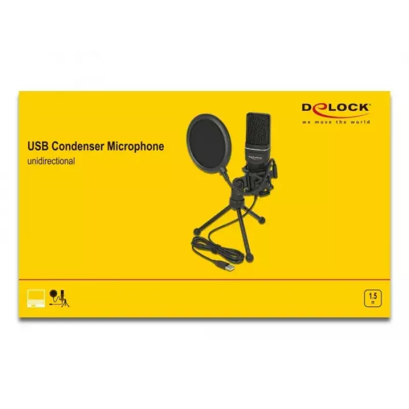 Microfone para PC DeLOCK 66331