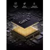 Carregador Ugreen Nexode Pro 160W GaN com cabo USB-C universal preto, cinzento AC carregamento rápido interior