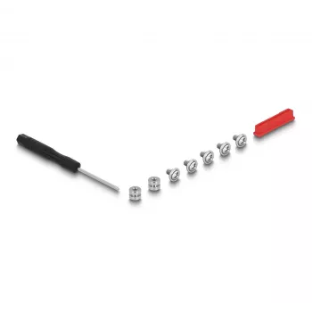 Placa riser DeLOCK NVMe M.2 Key A+E macho para Key M slot cabo de 20 cm