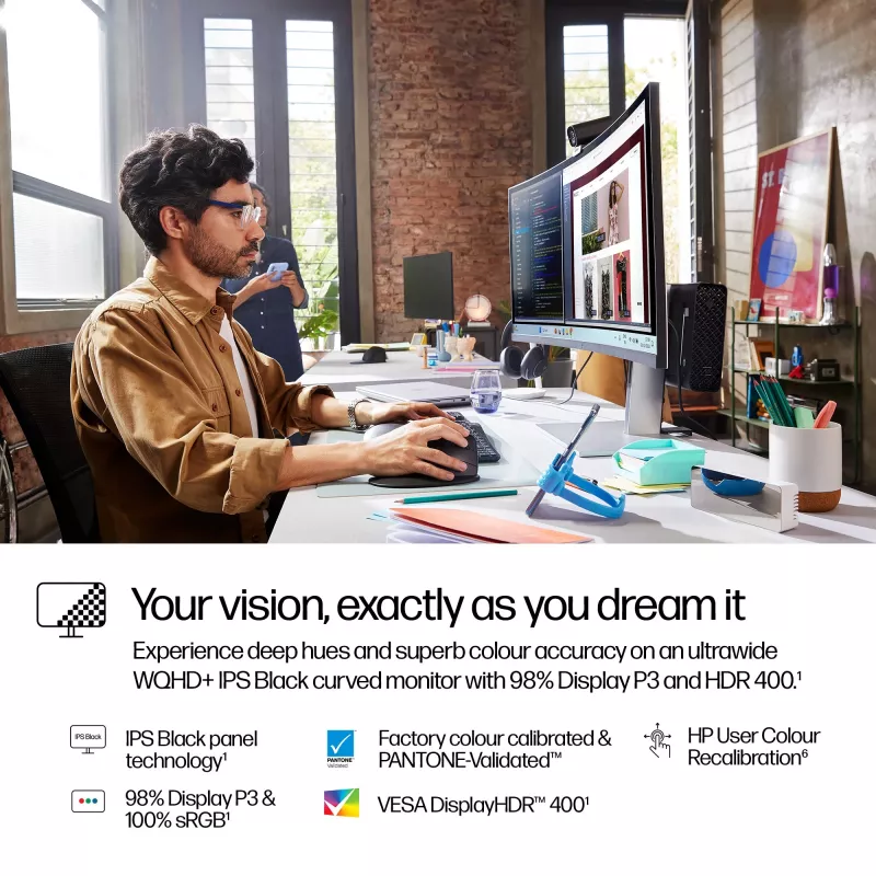 Monitor HP Series 7 Pro 37,5 polegadas WQHD+ Thunderbolt 4 - 738pu