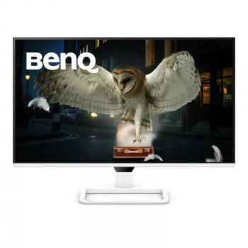 Monitor de computador BenQ EW270Q 27 polegadas (68,6 cm) 2560 x 1440 2K Ultra HD LCD branco com altifalantes integrados