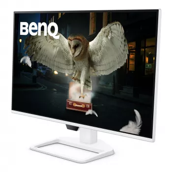 Monitor de computador BenQ EW270Q 27 polegadas (68,6 cm) 2560 x 1440 2K Ultra HD LCD branco com altifalantes integrados