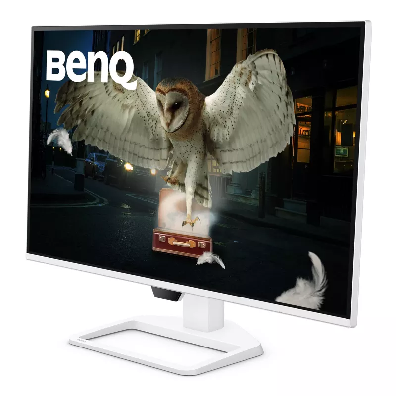 Monitor de computador BenQ EW270Q 27 polegadas (68,6 cm) 2560 x 1440 2K Ultra HD LCD branco com altifalantes integrados
